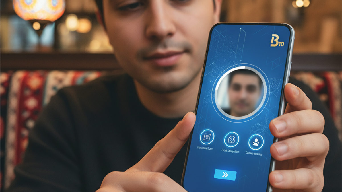 Bets10 kullanıcı doğrulama sürecinde mobil cihazlardan güvenli kimlik teyidi.